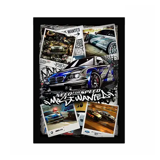 تابلو شیشه ای BMW Most Wanted