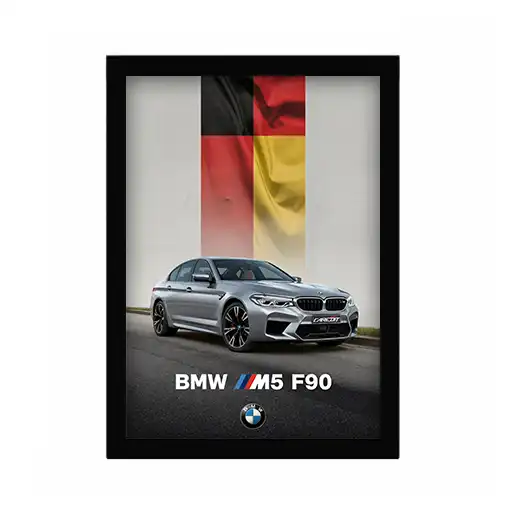 تابلو شیشه ای بی‌ ام‌ و BMW M5 F90