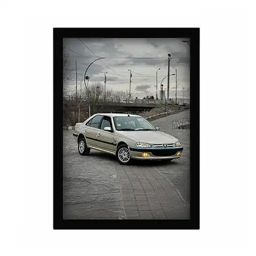 تابلو شیشه ای پژو پارس رینگ خرچنگی