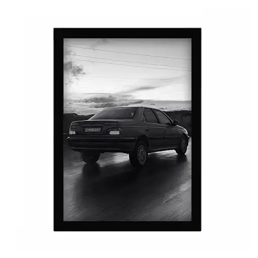 تابلو شیشه ای پژو پارس مشکی