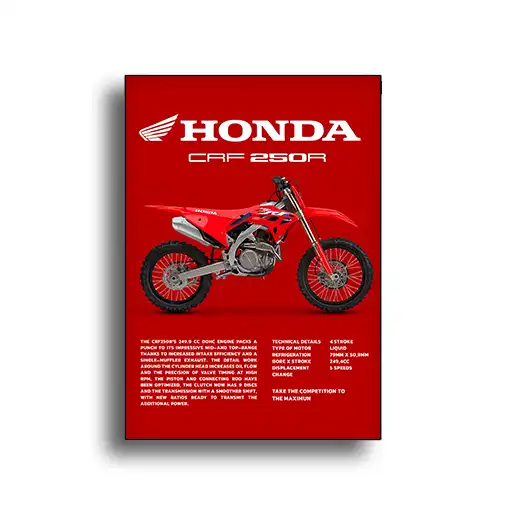 تابلو شاسی موتور هوندا CRF 250R